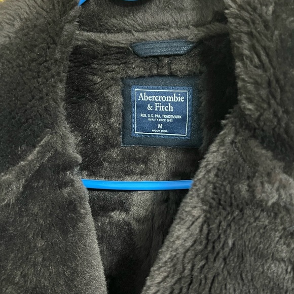 Abercrombie faux suede and fur moto jacket - Picture 4 of 4